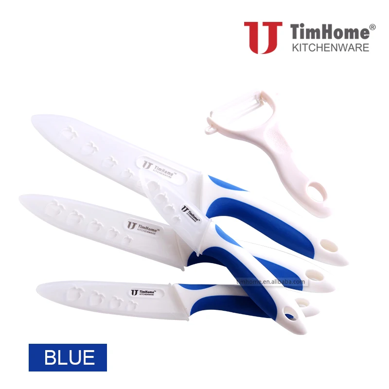 Оригинал Timhome Циркония кухонный нож набор Керамических ножей 3 &quot4&quot 5 &quot6&quot