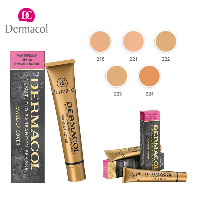 Dermacol покрытие для макияжа подлинный 100% 30 г основа консилера профессионального