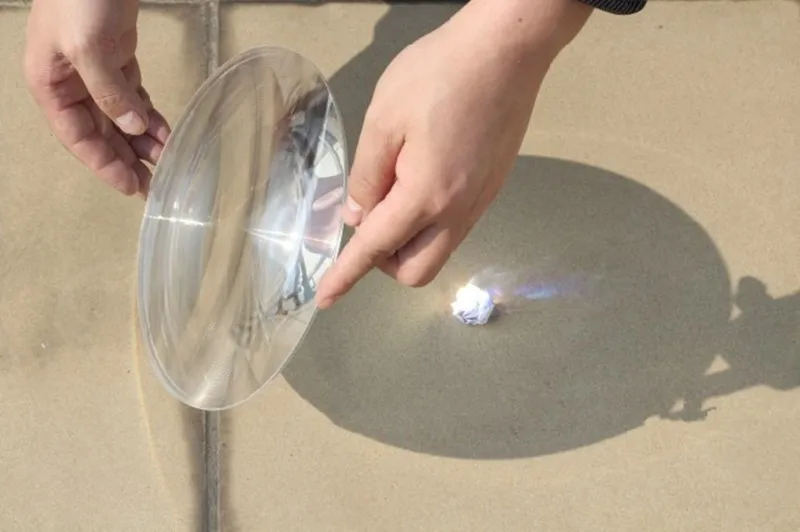 Круглые акриловые линзы Френеля диаметр 100 мм фокусное расстояние 80 2 шт.|lens