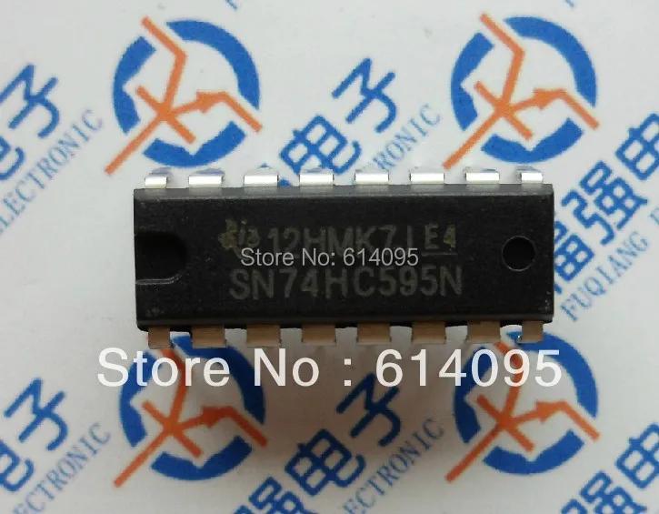 74HC595 74HC595N/8 битный регистр переключения/защелка DIP 16 (#552476)|shift register| |