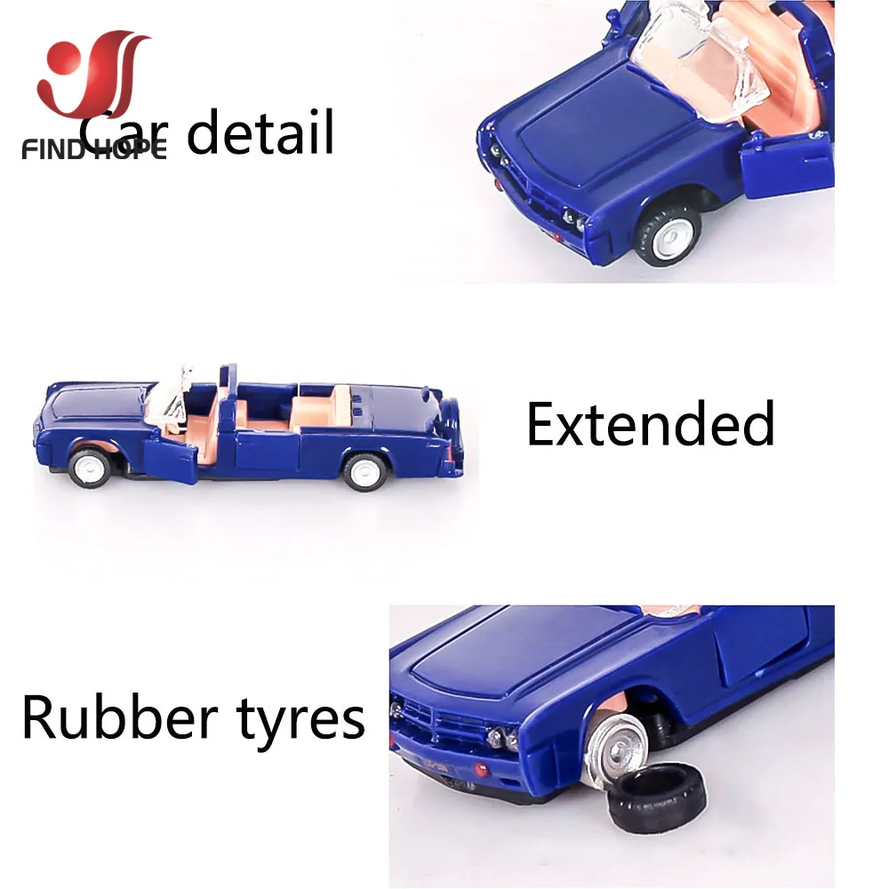 1:87 4D Роскошные лимузины сборочная модель автомобиля пазл Lincoln Rolls HUMMER Cadillac