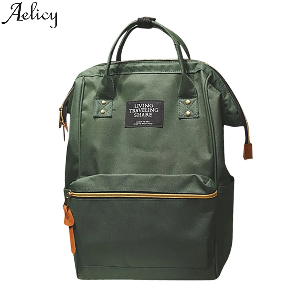 Aelicy 2019 модный унисекс однотонный рюкзак сумка на плечо для дам высокое качество
