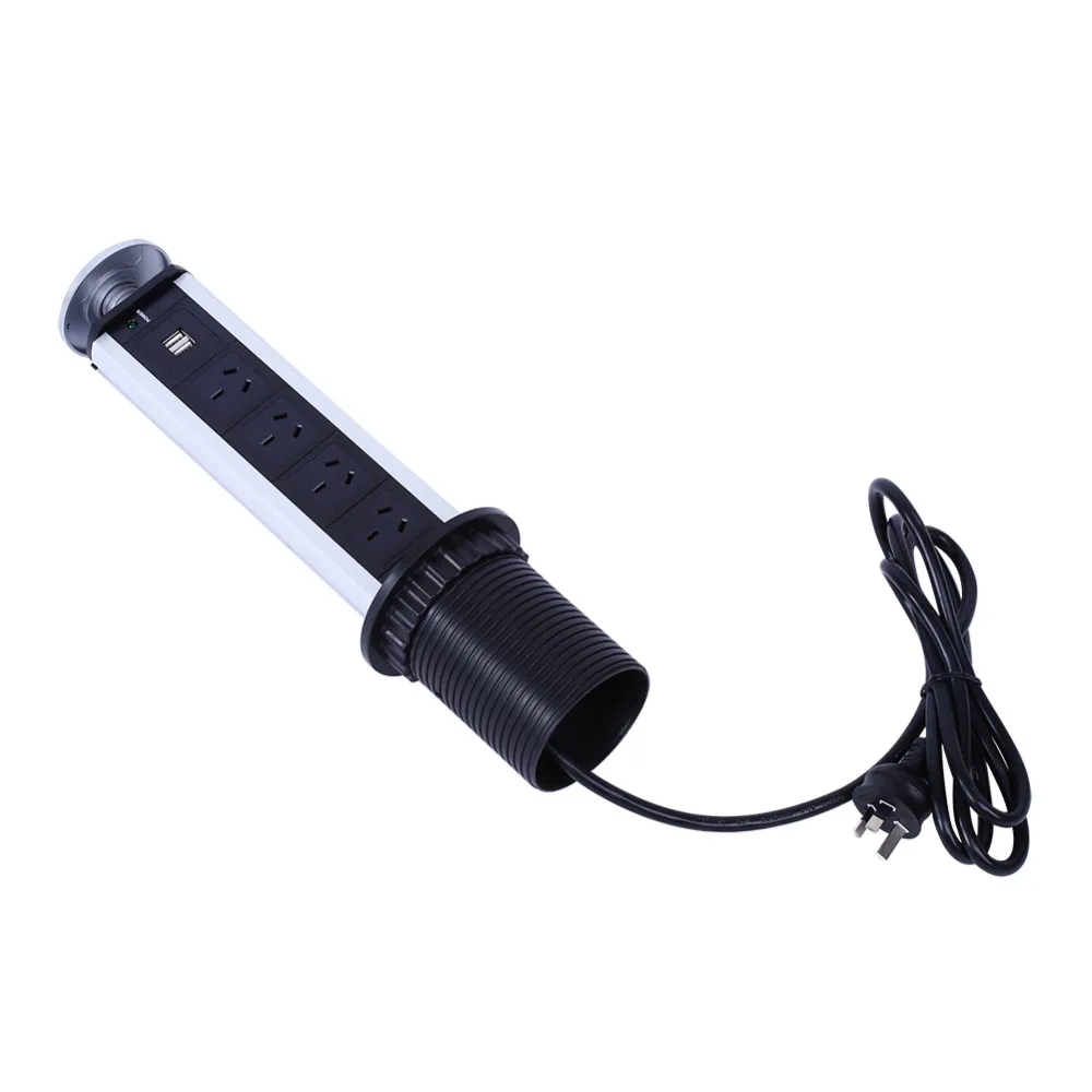 USB розетка выдвижная для дома кухни офиса столешницы розетки TP с 4 питанием