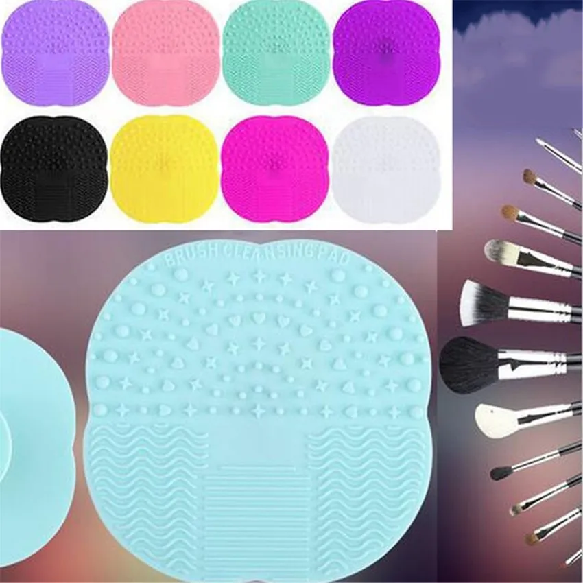 8 расцветок силиконовый макияжа щеточка для чистки стиральная моющее средство