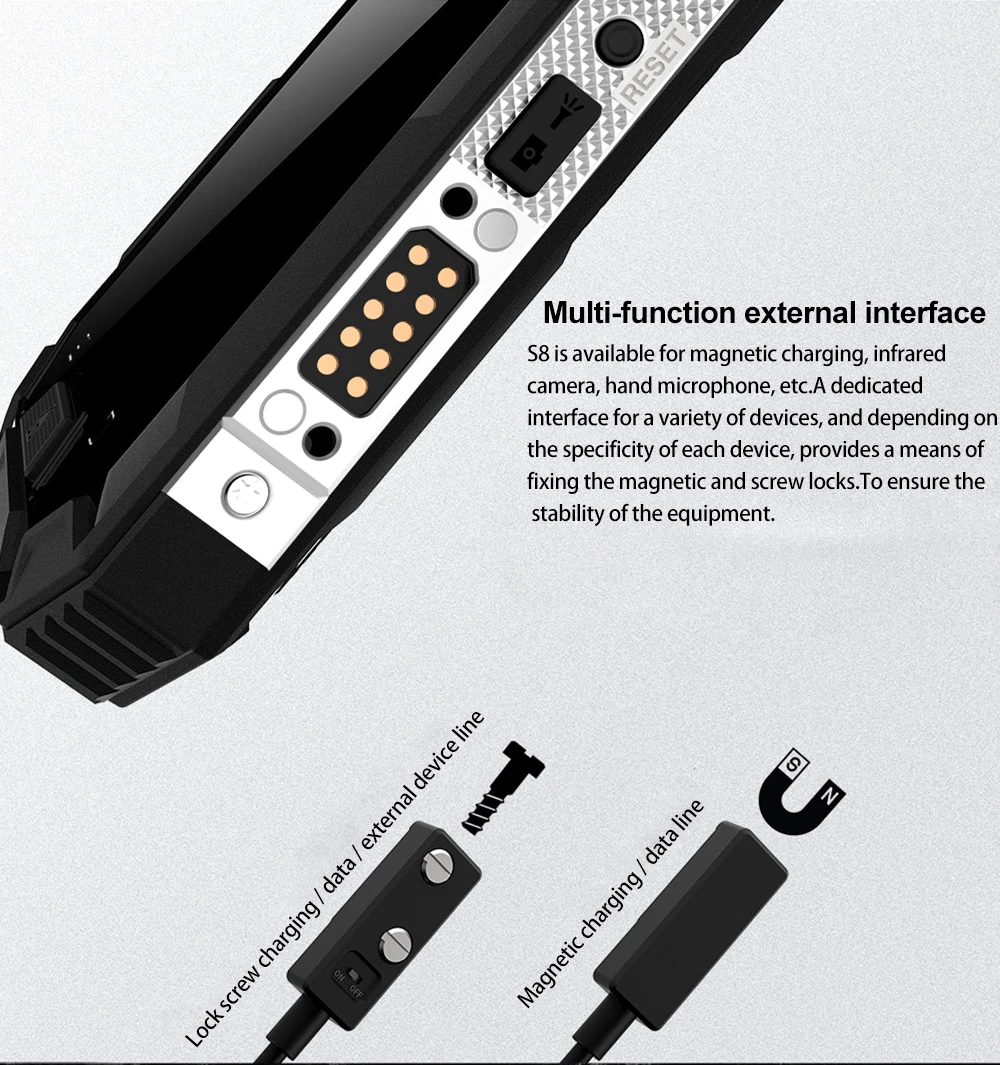 CONQUEST S8 прочный смартфон 4 Гб 64 Гб рация IP68 Телефон ГЛОНАСС 6000 мАч батарея NFC 4G LTE IP68 противоударный прочный телефон