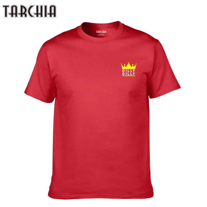Летняя мужская футболка TARCHIA Dilly с коротким рукавом 2021 брендовые футболки для