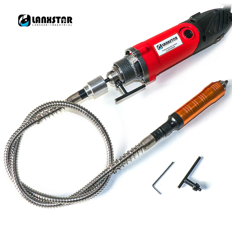 Lanxstar 7500WS вращающийся шлифовальный инструмент гравировка полировка стиль Dremel