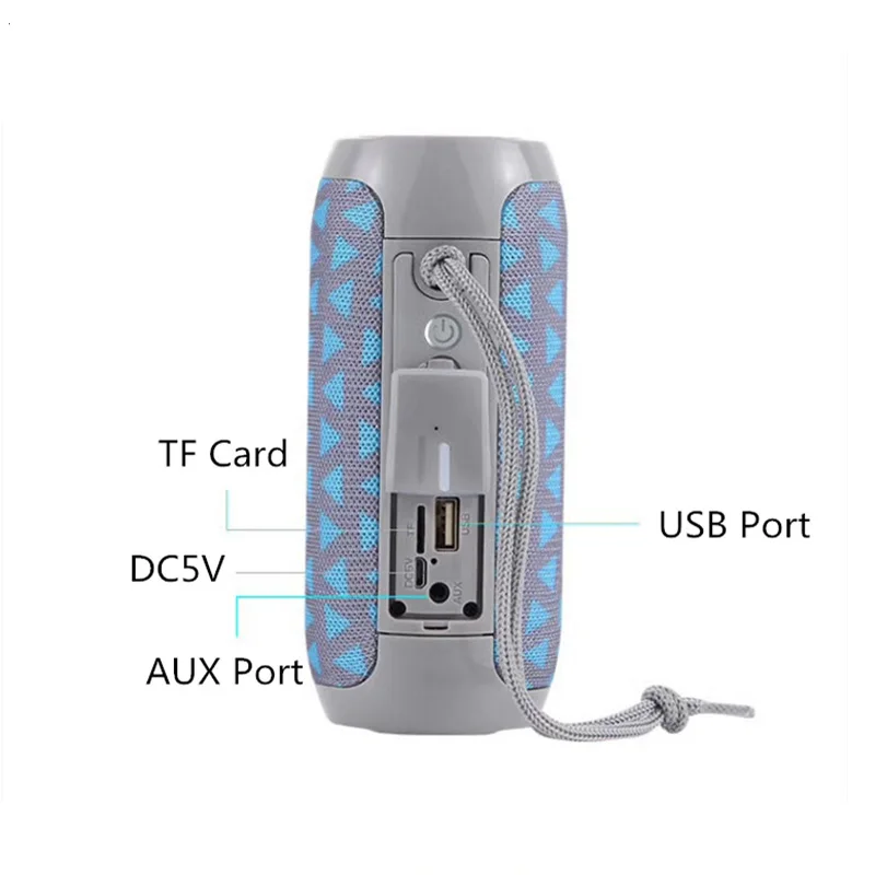 Портативная Водонепроницаемая Bluetooth-колонка сабвуфер для улицы беспроводной