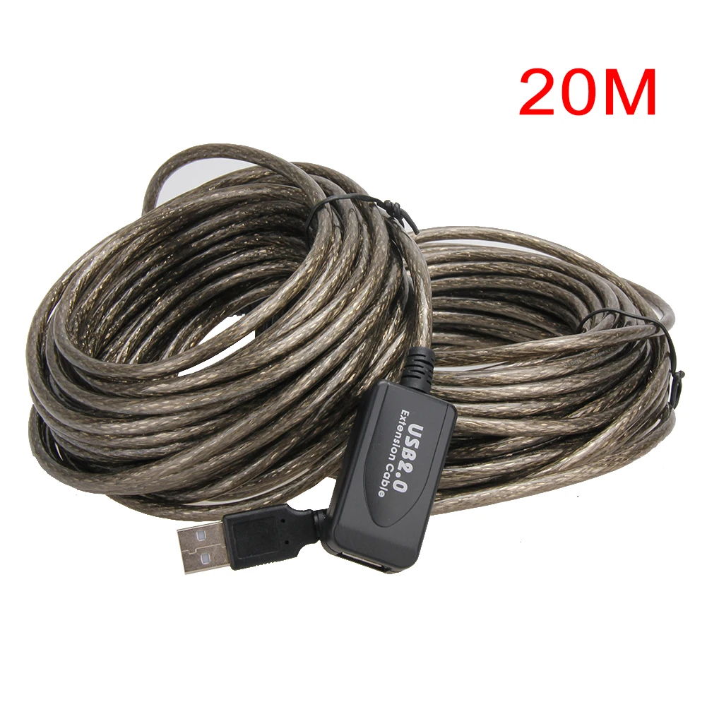Сверхскоростной Удлинительный кабель USB 2 0 5 м/10 м/15 м/20 м ретранслятор типа Папа