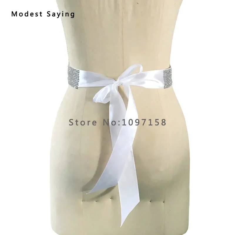 Очаровательные серебряные блестящие хрустальные свадебные Ремни с бисером 2017