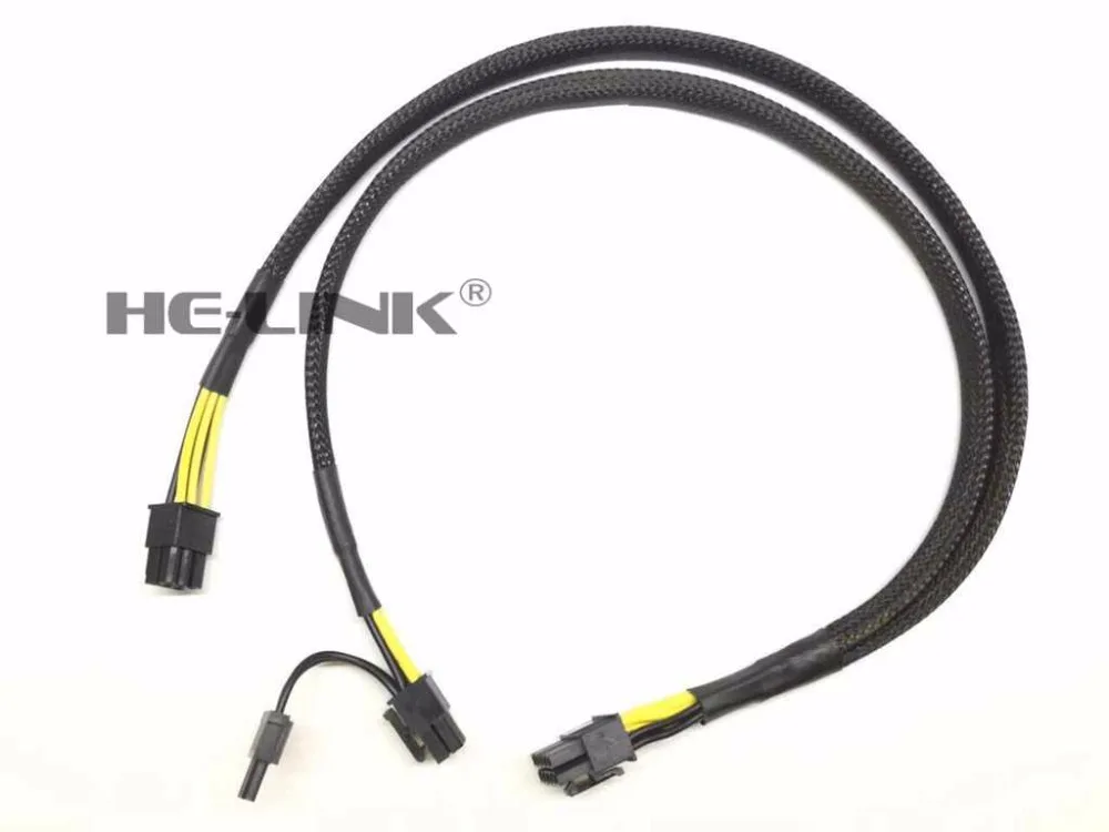 10pin до 6+ 8pin Мощность кабель с адаптером для hp DL380 G6 и графического процессора 50 см