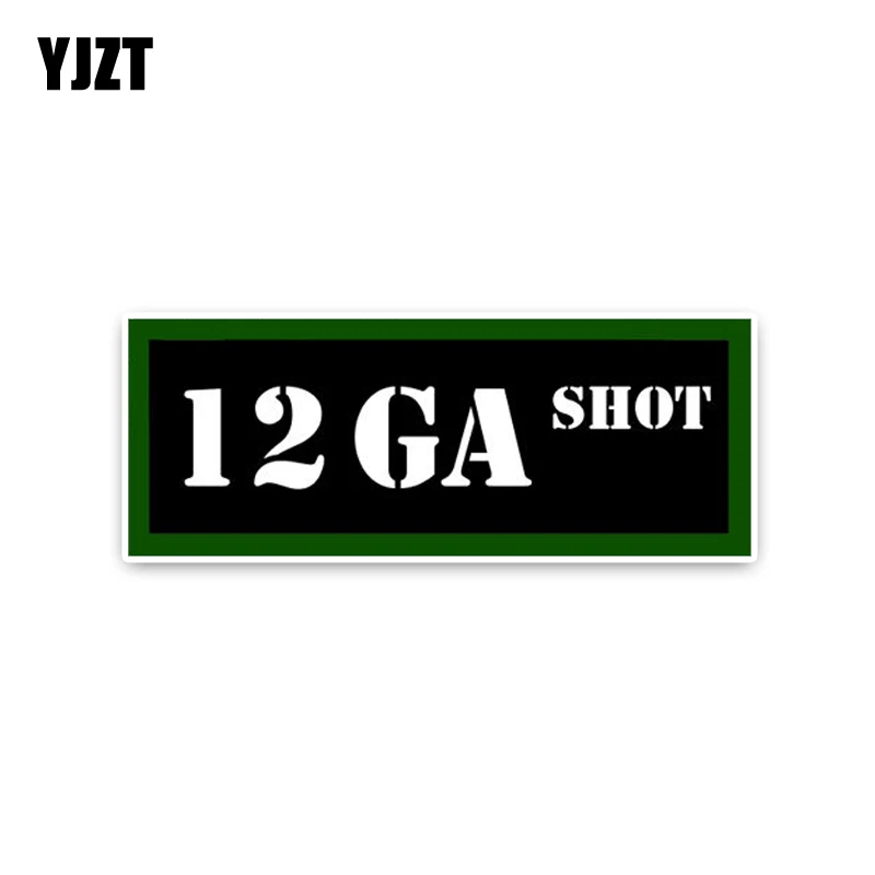 YJZT 12 5 см * 4 6 высококачественный автомобильный Стайлинг для мотоцикла GA SHOT Ammo