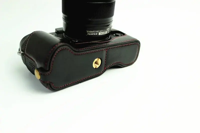 Кожаный чехол для Fuji Fujifilm X T1 /XT1/X цифровая камера коричневый/черный/кофейный