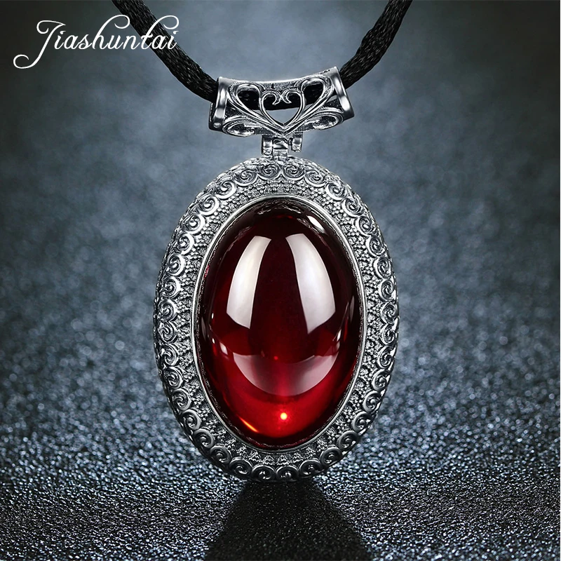 Женское ожерелье с подвеской из серебра 100% пробы халцедоном|gemstone pendant|gemstone silver
