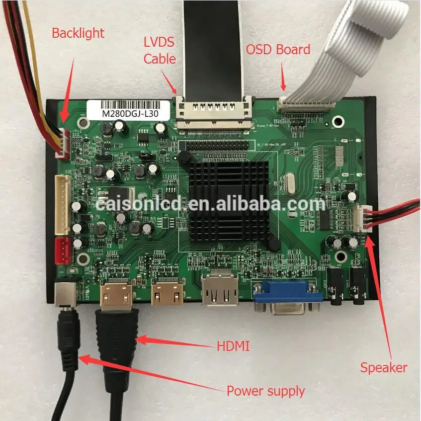 VGA + DP аудио 4K ЖК дисплей поддержка плата контроллера 28 дюймов панель с 3840*2160|board