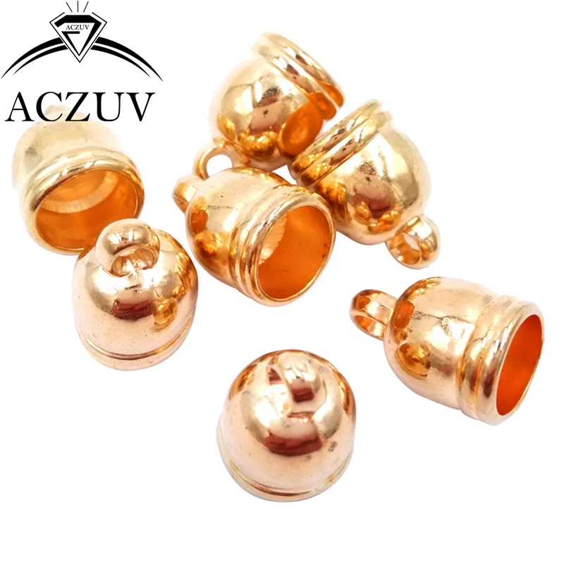 Колпачки с кисточками CCB 10x14 мм для подвешивания шнура 1000 шт. | Украшения и