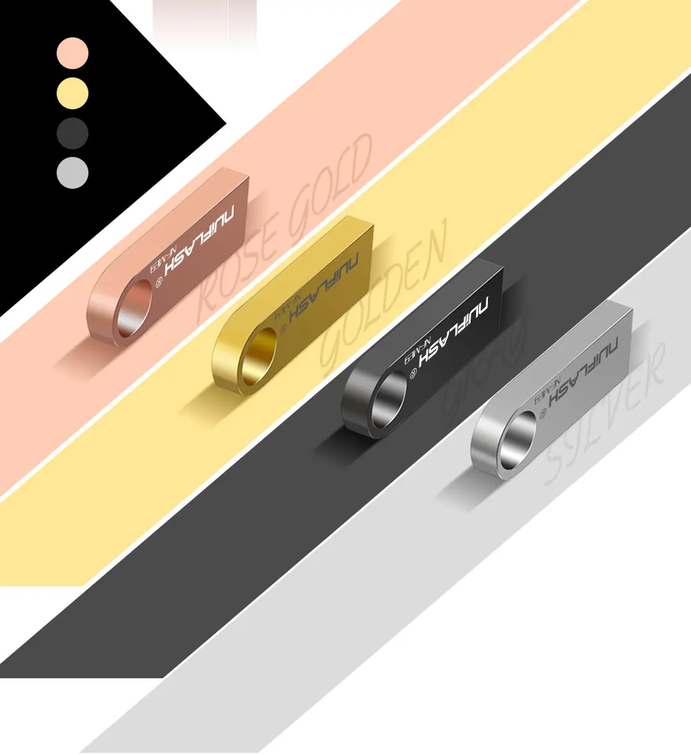 Nuiflash USB флеш-накопитель 8 ГБ/16 ГБ/32 ГБ/64 ГБ флеш-накопитель 128 ГБ Флешка флеш-диск USB 2,0 карта памяти USB диск Бесплатный брелок