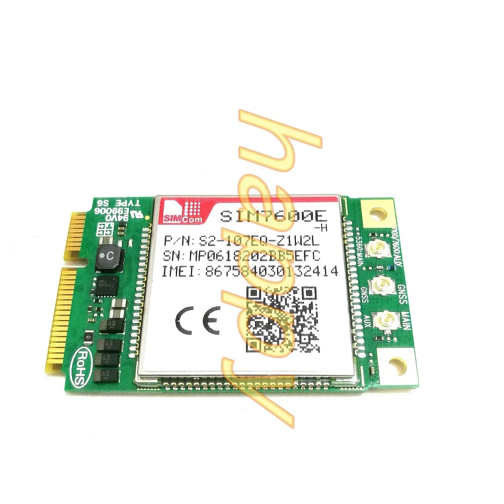 SIM7600E Φ LTE модуль поддерживает функцию GPS.|Крышки переключателей| |