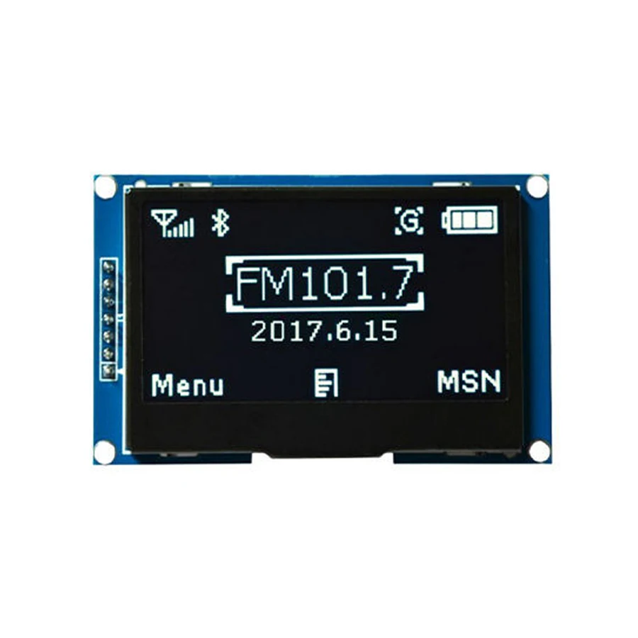 2 42 &quot12864 светодиодный дисплей модуль белый экран SPI IIC I2C порт для arduino STM32 C51 oled SSD1309