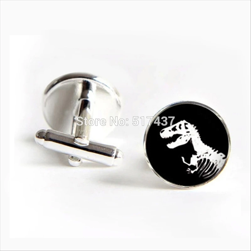2017 оптовая продажа запонки в виде динозавра тираннозавра Рекс модные для рубашки