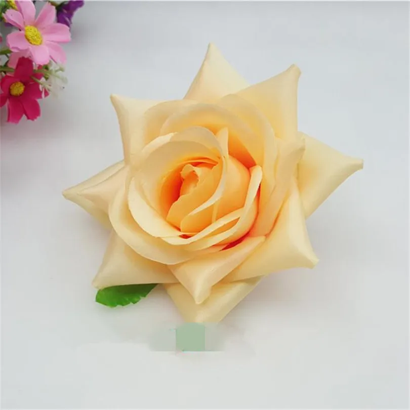 24 шт. искусственные розы 12 см диаметр|artificial rose flower heads|artificial flowerflower head |