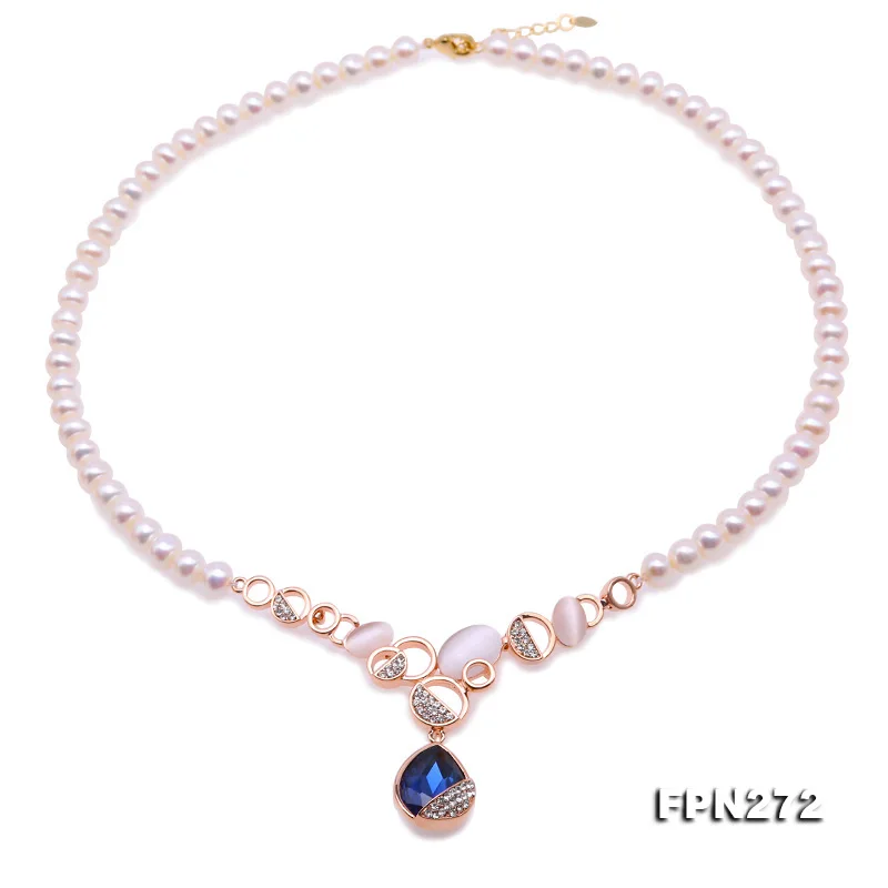

JYX женское ожерелье с подвеской с натуральным пресноводным жемчугом цепи Новое поступление 19 "AAA высокое качество