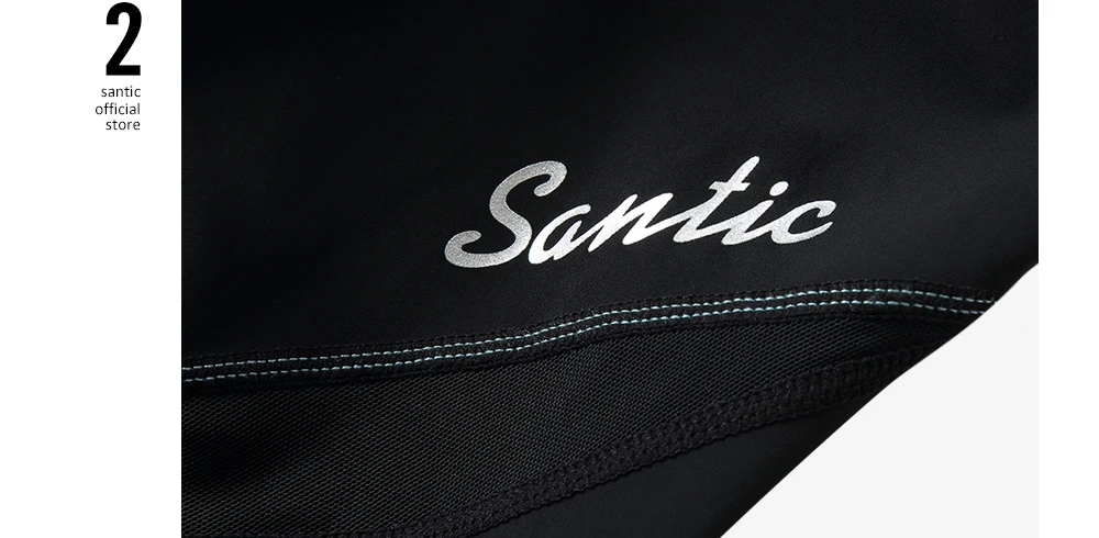 Santic принт женские велосипедные шорты и тренировочные майки Pro Fit противоскользящие рукава манжеты MTB дорожный велосипед рубашка одежда для езды на велосипеде Азиатский размер