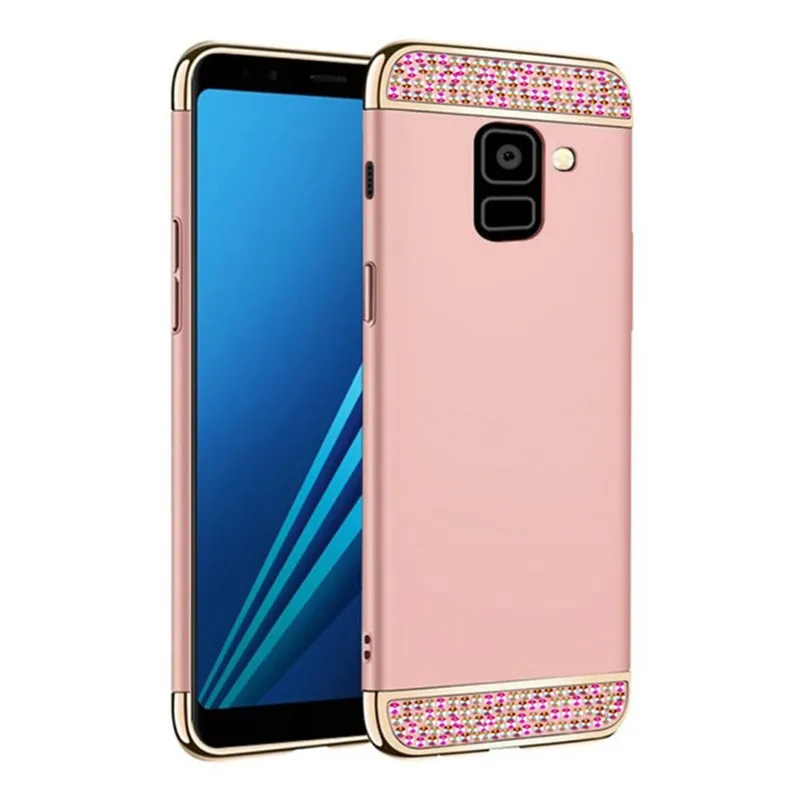 Чехлы со стразами для Samsung Galaxy J4 J6 J8 A6 A8 PLUS 2018 A5 A3 A7 J3 J5 J7 2017 S8 S9 plus note 9 8 A9 star lite