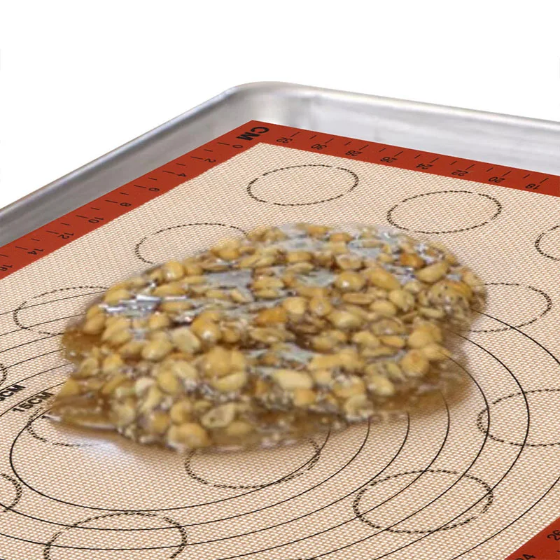 38.5*58.5CM or 15.2&quotX23&quot Non stick silicone baking liner pastry mat pizza no grease spraying fondant cooking sheet | Дом и сад