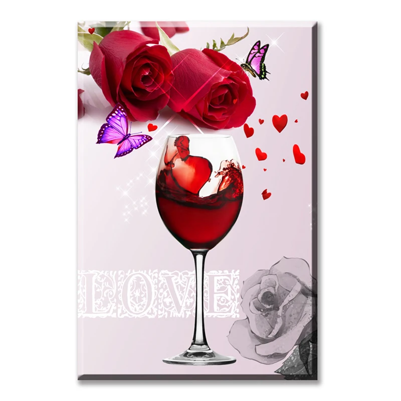 2016 новинка Алмазная картина Роза Wins для комнаты любовника изюминка Вышивка