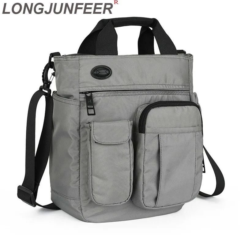 Мужская Дорожная сумка мессенджер через плечо с отверстием для наушников