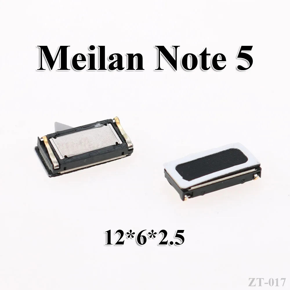 Meilan Note5 2 шт передний верхний наушник, динамик, звуковой приемник для Meizu Meilan Note/S6/6/A5/5 5S/3 S/2/E2/E/X x8/U20/Note 6 5 3 2/металлическая конструкция - Цвет: Meilan Note5