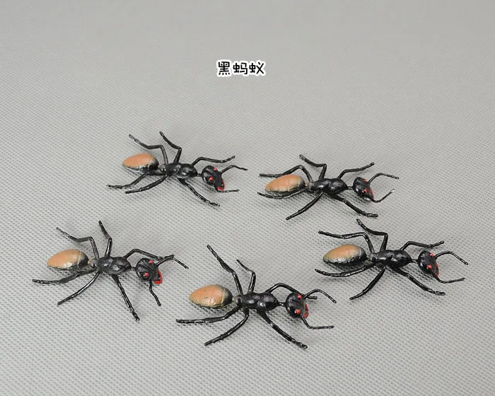 Фигурки муравьиная пластиковая игрушка 6 см черная фигурка 10 шт./компл.|model toy|plastic