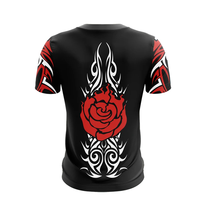 2019 Новые Летние повседневные топы с короткими рукавами и футболки RWBY Блейк