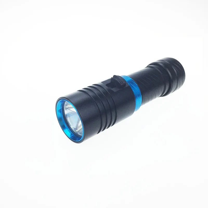 100 м Фонарик светодиодный подводные фонари Дайвинг Torch Light Diver XM-T6 аккумуляторная