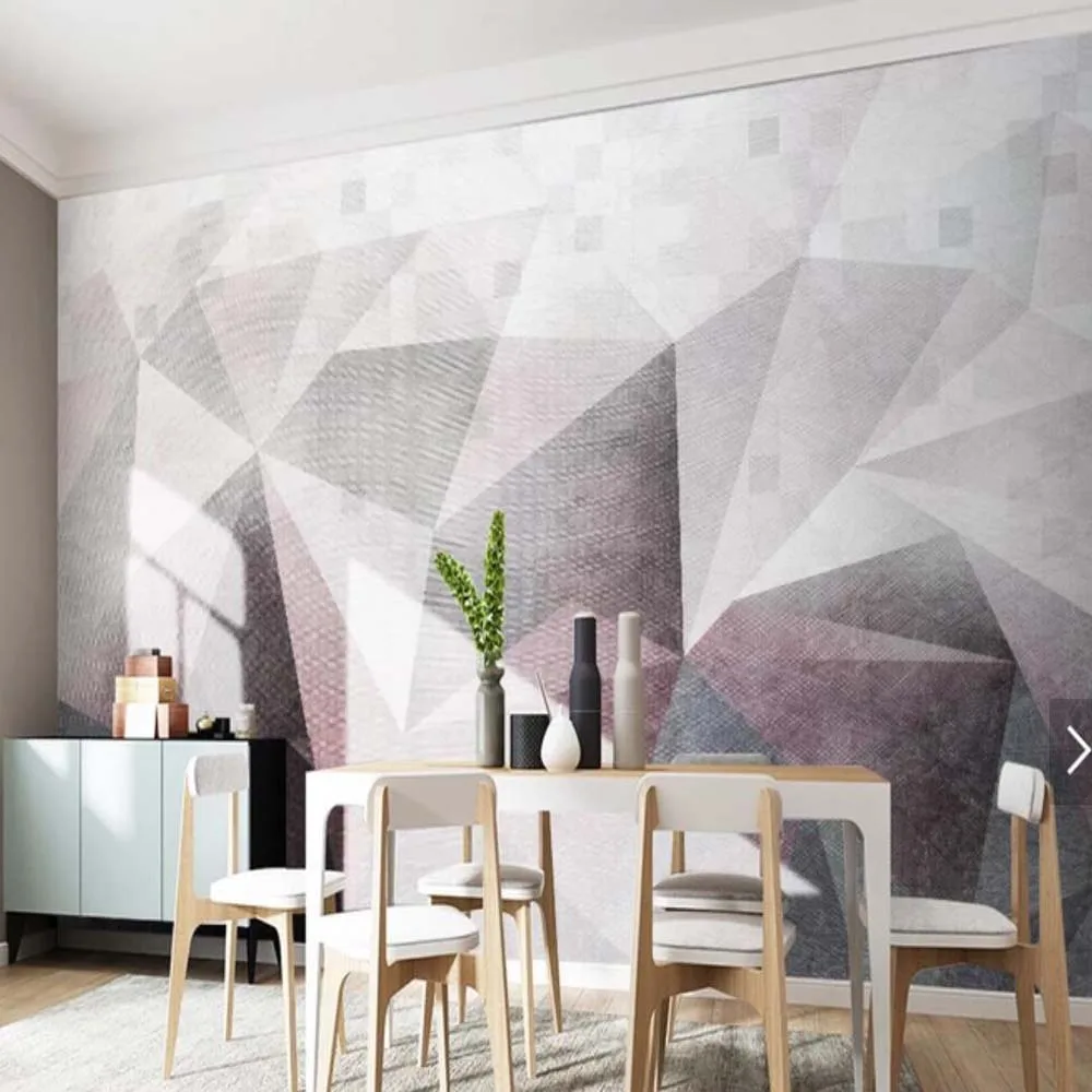 3D Abstract Stripe Line Geometry Mural Larger Size Photo Wallpaper Murals Bedroom Canvas Landscape European Modern Wall Papers |