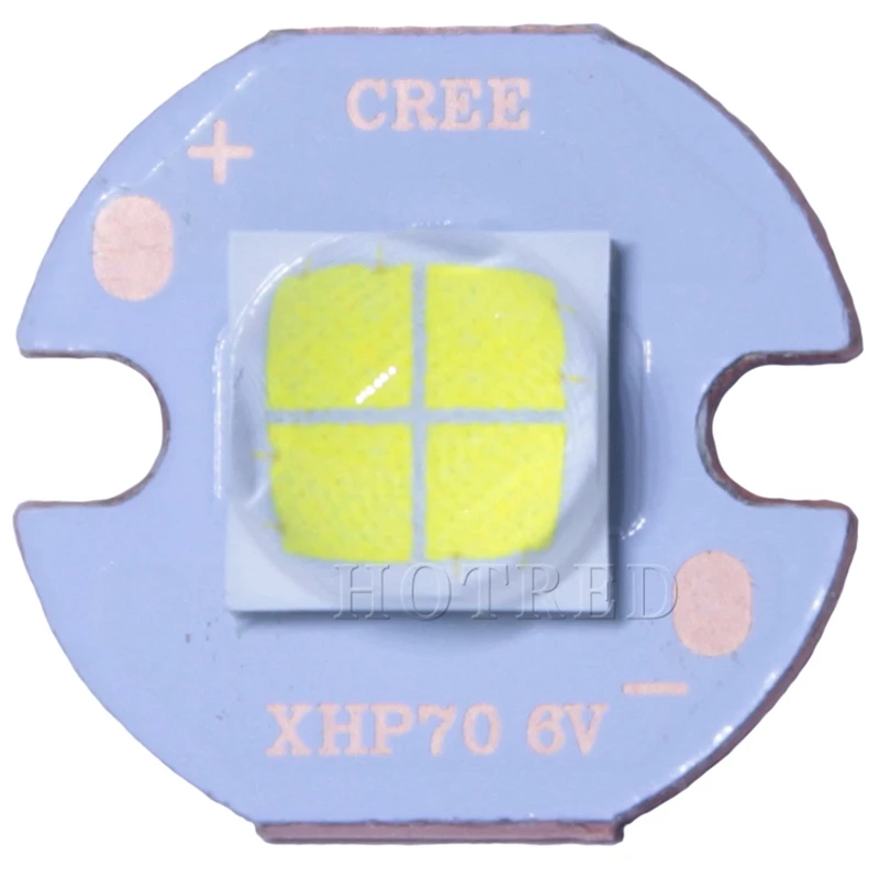 2 шт. CREE XHP70 XHP70.2 XHP-70 2 поколения холодный белый нейтральный белый теплый белый светодиодный Didoes 6 в 12 В с 16 мм 20 мм медной печатной платой