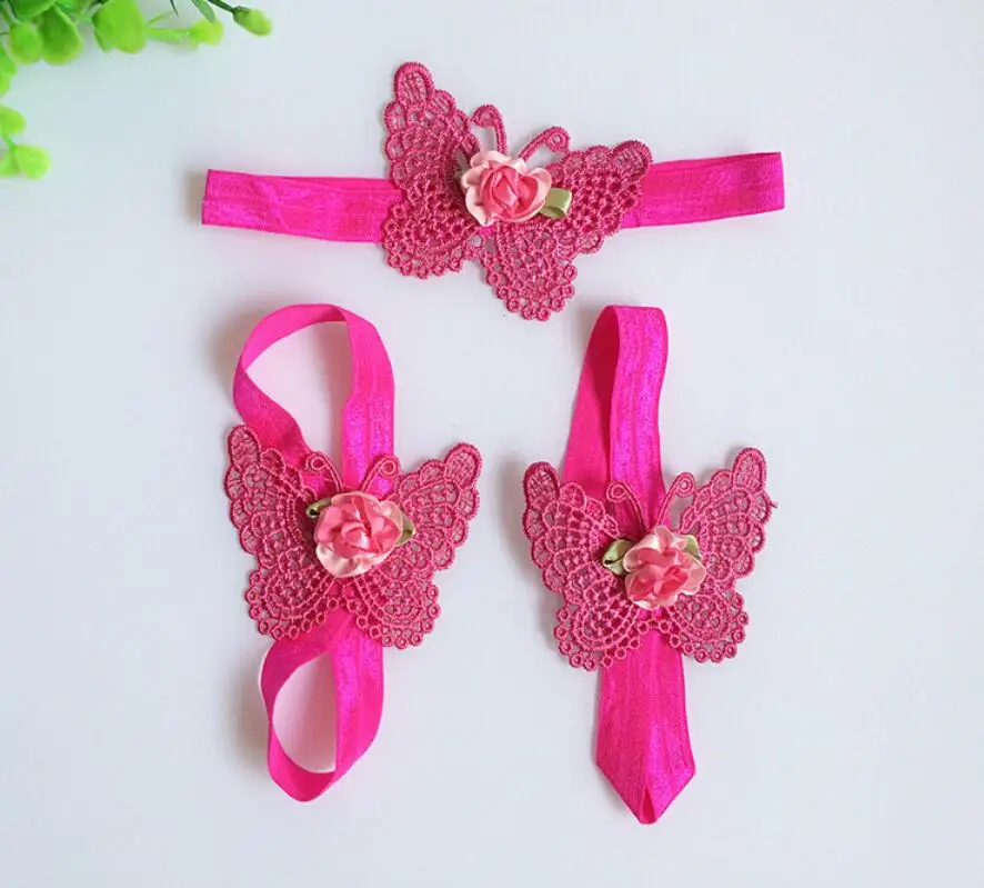 3 шт. эластичные босоножки для девочек с цветком|Аксессуары волос| |