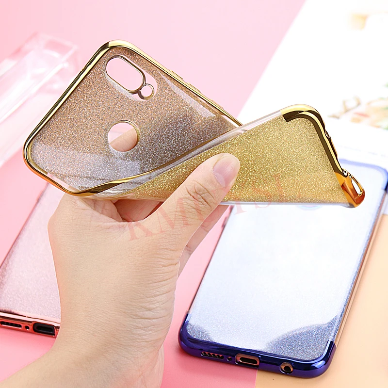 Чехол из ТПУ с блестящим покрытием для Huawei Y9 Y7 Pro Y6 P Smart P10 P20 P30 Lite Mate 20 Lite Honor 8X 7A Pro Mate 10 Lite