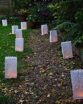 30 шт./лот Солнечный подсвечник для чая Luminaria бумажный фонарик-подсвечник