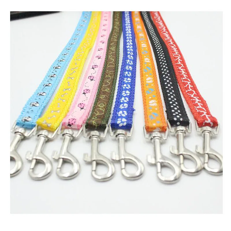Dog Collar Leash Set For Small Medium Dogs Chihuahua Pug Poodle Dog Harness and Leash Print Pattern Pet Puppy Dog Cat Leashes