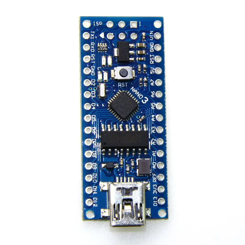 Плата микроконтроллера для Arduino Nano V3.0 CH340/ATmega328P 5 В 16 м совместимый с | Компьютеры и