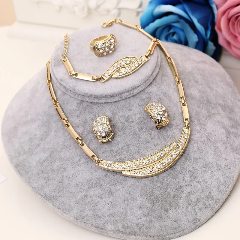 

ZOSHI Jewelry Sets for Women Indian African Jewelry Set Wedding Jewellery For Brides Dubai Gold Plated Jewelry Sets