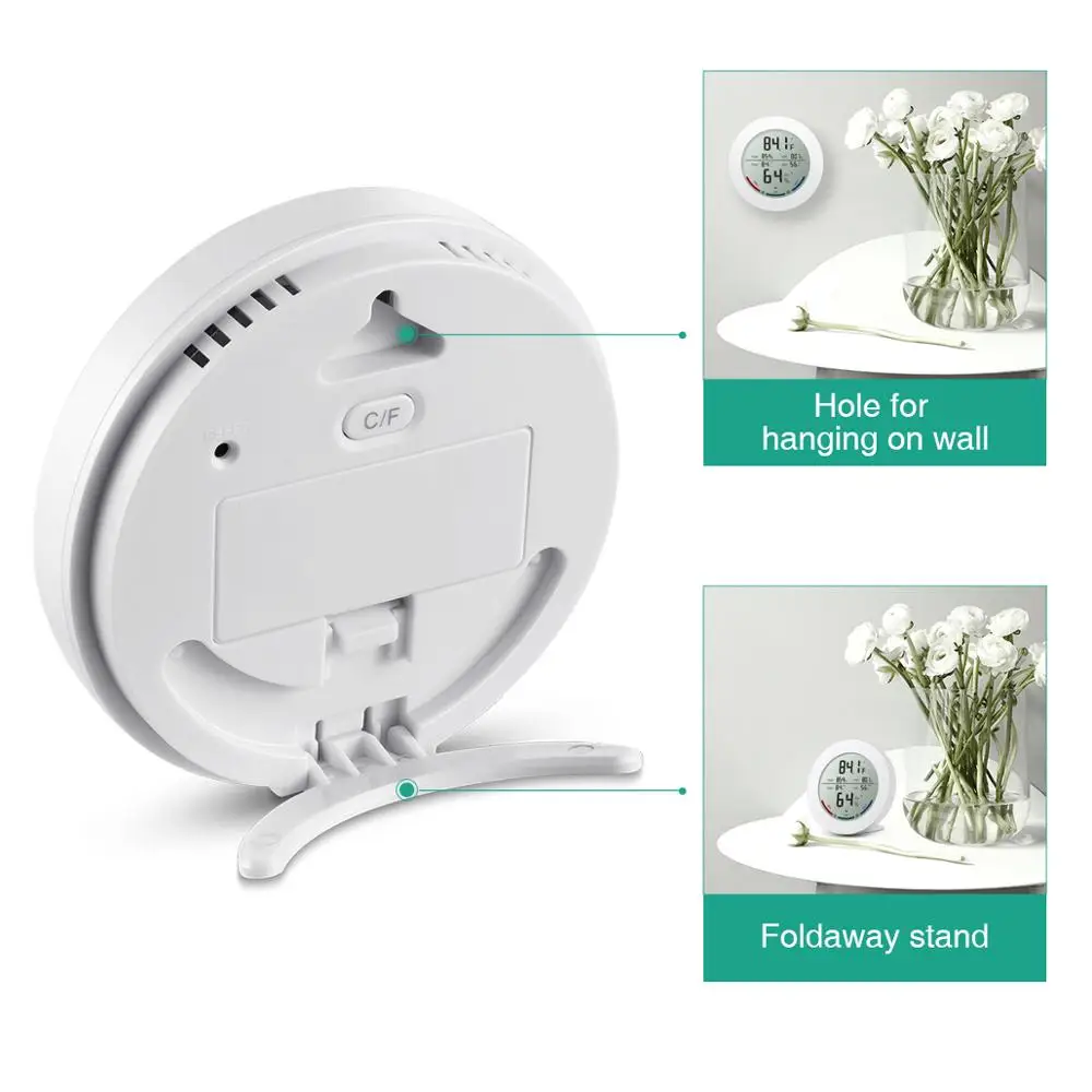 Цифровой термометр ORIA Mini ЖК дисплей удобный датчик температуры измеритель