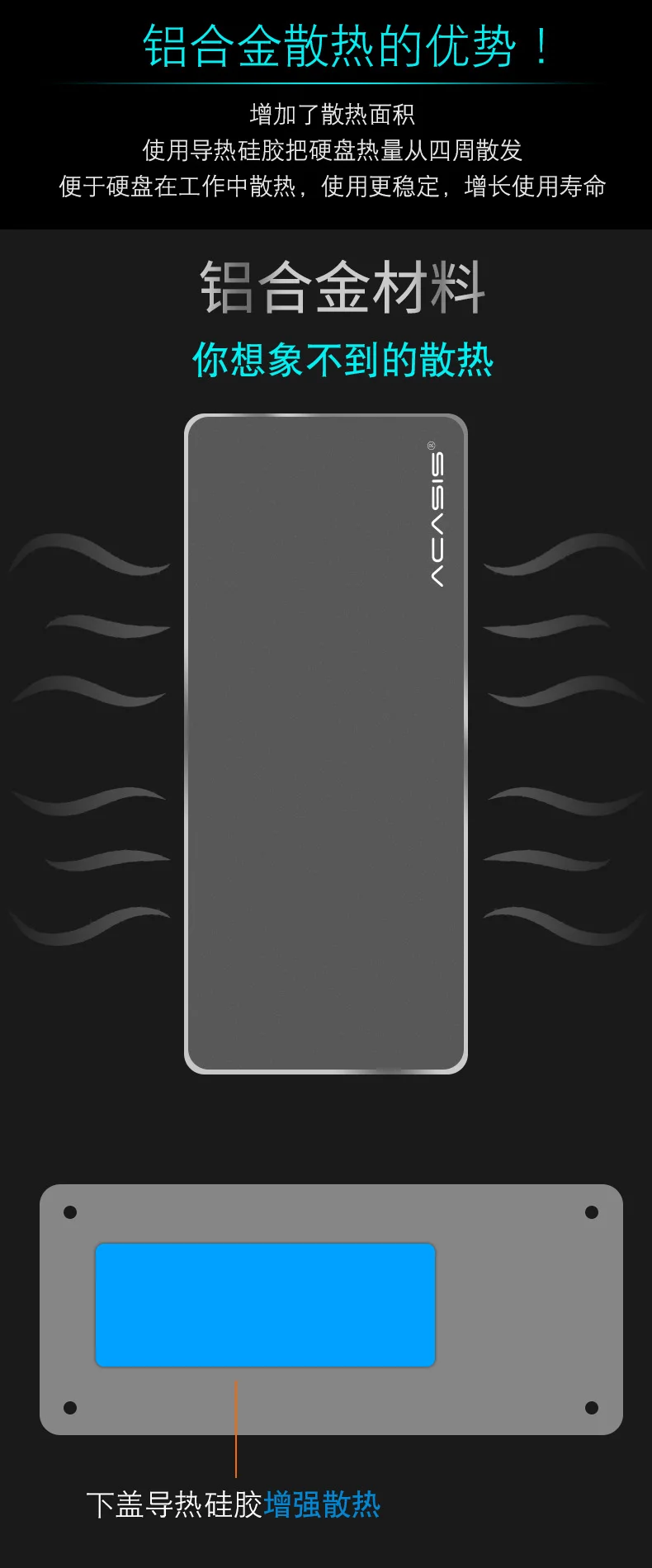 FA-NVME type-C USB 3,1 NVME HDD корпус M.2 PCIE NGFF M ключ SSD металлический чехол Тип C жесткий диск внешний мобильный ящик