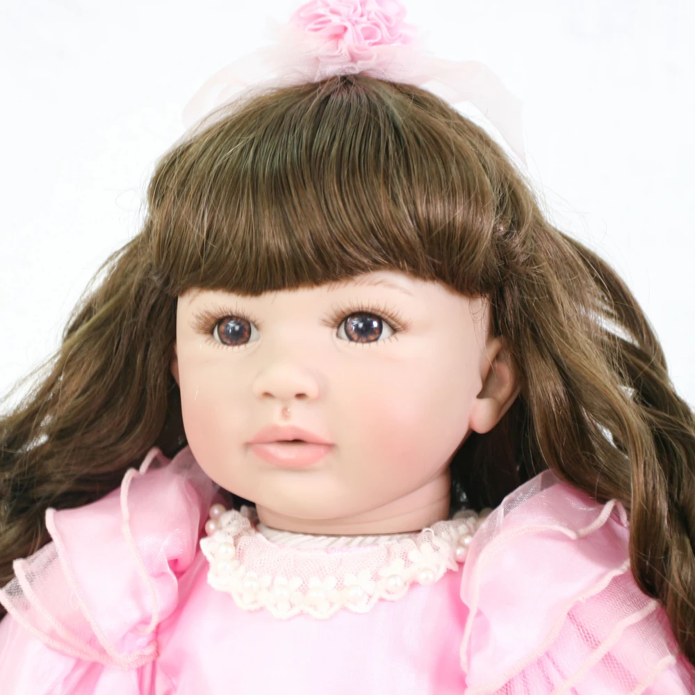 Новые локоны силиконовые Reborn girl Boneca Realista красивые куклы принцессы для детей