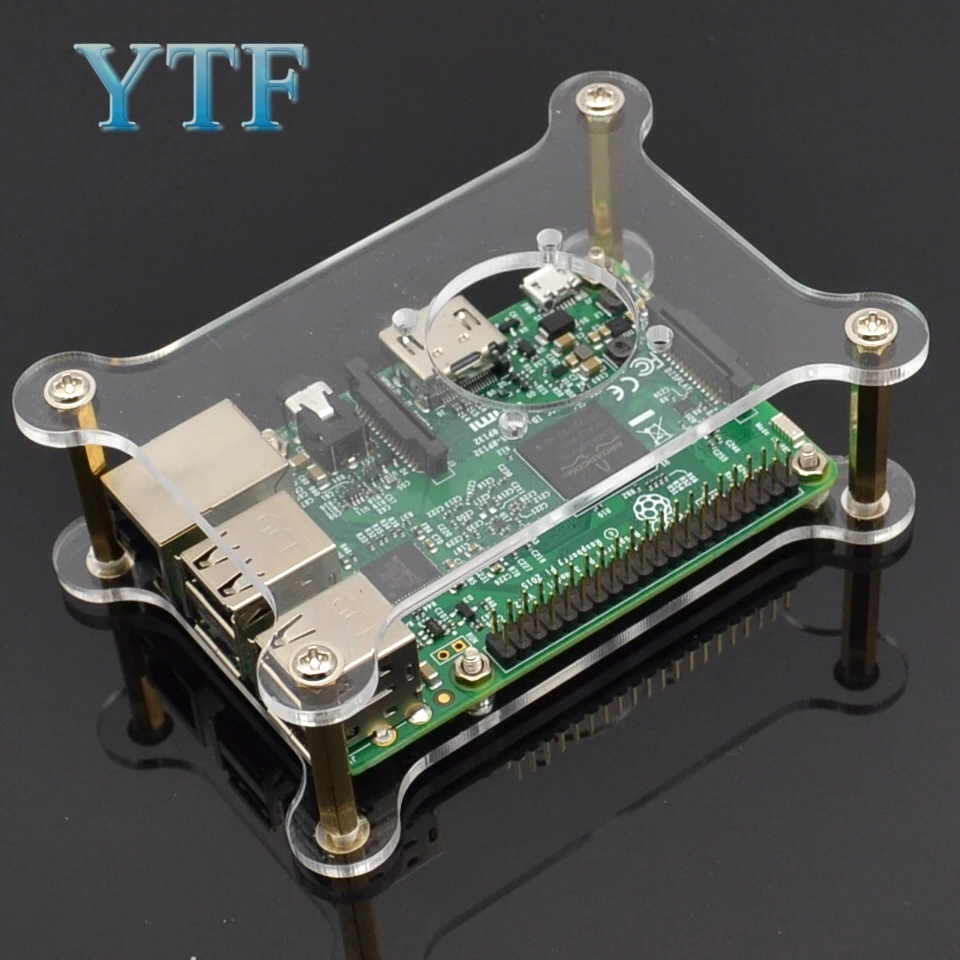Высокое качество корпус и вентилятор для raspberry pi 3 2 B | Компьютеры офис
