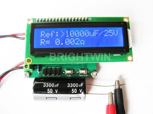 

New Capacitance Online Tester ESR Testing Meter Milliohm Meter Electrolytic Capacitor ESR Tester Module