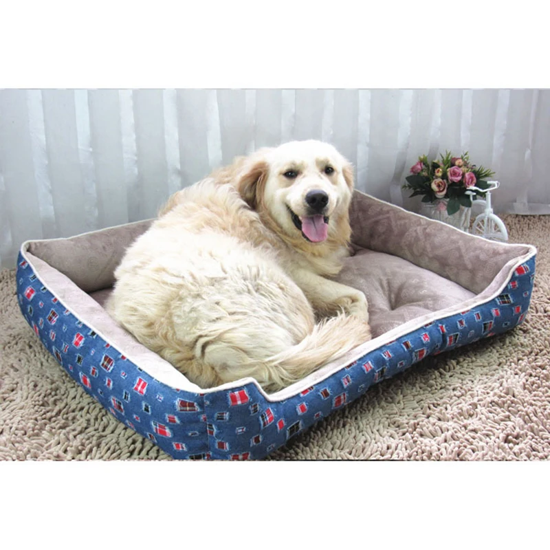 4 Sizes Pets House Pet Beds Plus Size Dogs Warm Soft Dog High Quality PP Cotton For Small Medium Large Cats | Дом и сад