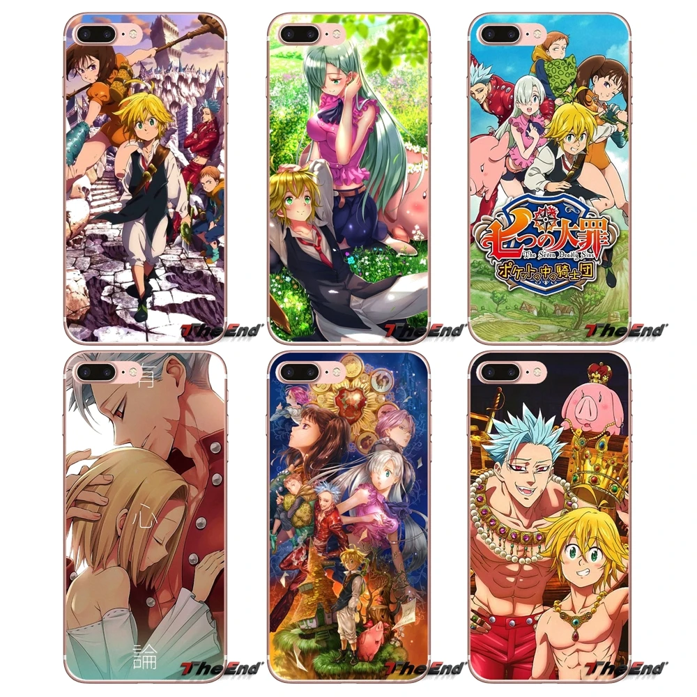 Nanatsu no Taizai Seven Deadly Sin Case для Xiaomi Redmi 4 3 3S Pro Mi3 Mi4 Mi4i Mi4C Mi5 Mi5S Mi Max Note 2 | Мобильные телефоны